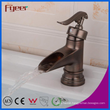 Fyeer High Quality Antique Brass Bathroom Basin Faucet